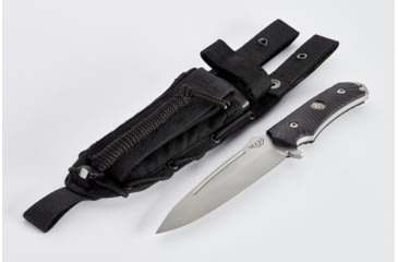 Image of Wilson Combat Hide Fighter Fixed Blade Knife, G10, Wilson Combat/Steve Woods, Black, WTK-HF-BLK