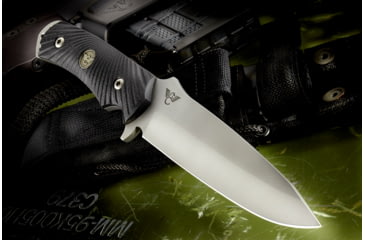 Image of Wilson Combat Hide Fighter Fixed Blade Knife, G10, Wilson Combat/Steve Woods, Black, WTK-HF-BLK