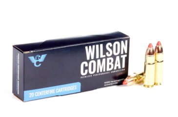 Image of Wilson Combat Hornady .458 SOCOM 250 Grain MonoFlex Brass Cased Rifle Ammo, 20 Round, A458-250-MFX-20RD