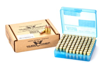 Image of Wilson Combat Hornady AP Bill Wilson Signature Match 9mm Luger 115 Grain Brass Cased Pistol Ammo, 100 Rounds, A9-115-HAP-C-100RD