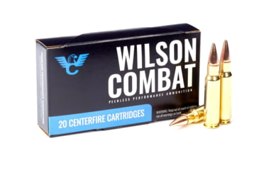 Image of Wilson Combat Hornady BTHP 6.8mm Remington SPC 110 Grain Brass Cased Pistol Ammo, 20 Round, A68-110-BTHP-20RD