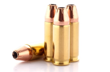 Image of Wilson Combat Hornady XTP .38 Super +P 124 Grain Brass Cased Pistol Ammo, 20 Rounds, A38SU-124-XTP-20RD