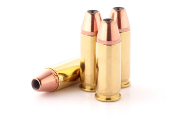Image of Wilson Combat Hornady XTP .38 Super +P 125 Grain Brass Cased Pistol Ammo, 100 Rounds, A38SU-125-HAP-100RD