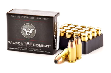 Image of Wilson Combat Hornady XTP .45 ACP +P 200 Grain Brass Cased Pistol Ammo, 20 Rounds, A45-200-XTP-20RD