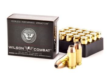 Image of Wilson Combat Hornady XTP .460 Rowland 200 Grain Brass Cased Pistol Ammo, 20 Rounds, A460-200-XTP-20RD