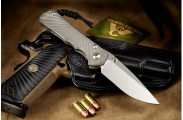Image of Wilson Combat Inkosi Titanium Framelock Folding Knife, LH, Wilson Tactical/Chris Reeves Knives, Large, WTK-INKOSI-LG-LH