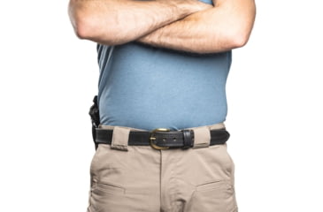 Image of Wilson Combat Jason Winnie Leather Outside the Waistband Holster, Wilson Combat EDC X9/SFX9, Right, Black Elephant, CH9BER15R