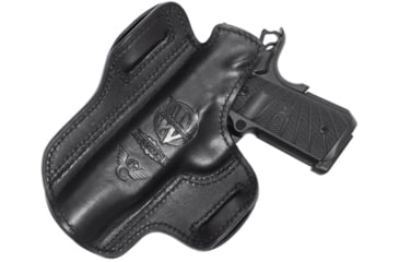 Image of Wilson Combat Jason Winnie Steer Hide Outside the Waistband Holster, Full-Size 1911, Right, Black, CH1BSHR15R