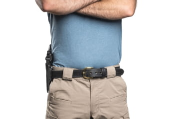 Image of Wilson Combat Jason Winnie Steer Hide Outside the Waistband Holster, Full-Size 1911, Right, Black, CH1BSHR15R