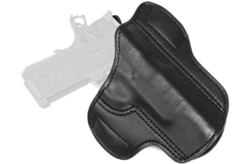 Image of Wilson Combat Jason Winnie Steer Hide Outside the Waistband Holster, Full-Size 1911, Right, Black, CH1BSHR15R