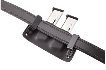 Image of Wilson Combat Kydex Carry Double Magazine Pouch, 1911, Left Hand, 1.75in Belt, Black KC1BKL15D