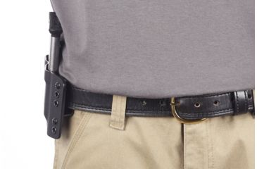 Image of Wilson Combat Kydex Carry Double Magazine Pouch, 1911, Left Hand, 1.75in Belt, Black KC1BKL15D