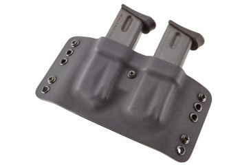 Image of Wilson Combat Kydex Carry Double Magazine Pouch, Beretta 92/96, Left Hand, 1.75in, Black KC4BKL15D