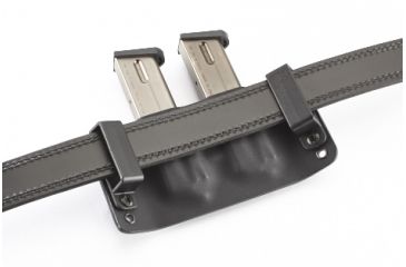 Image of Wilson Combat Kydex Carry Double Magazine Pouch, Beretta 92, 96, Right Hand, 1.75in, Black KC4BKR15D