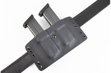 Image of Wilson Combat Kydex Carry Double Magazine Pouch, Beretta 92, 96, Right Hand, 1.75in, Black KC4BKR15D