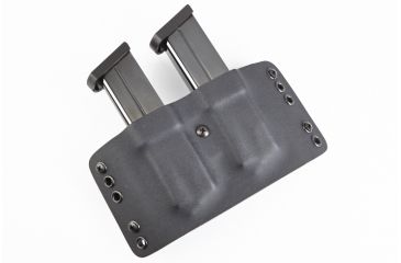 Image of Wilson Combat Kydex Carry Double Magazine Pouch, Beretta 92, 96, Right Hand, 1.75in, Black KC4BKR15D
