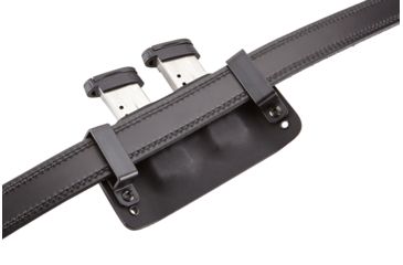 Image of Wilson Combat Kydex Carry Double Magazine Pouch, S&amp;W M&amp;P Shield, Right Hand, 1.75in Belt, Black KC15BKR15D