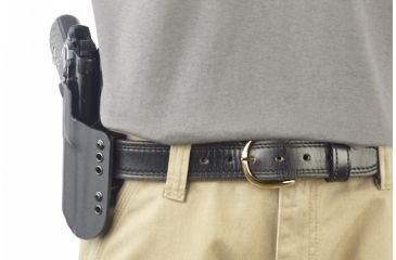 Image of Wilson Combat Kydex Carry Holster, Beretta 92, 96 Compact, Right Hand, 1.75in Belt, Black KC12BKR15