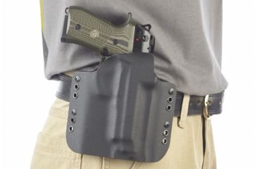 Image of Wilson Combat Kydex Carry Holster, Beretta 92, 96, Right Hand, 1.75in Belt, Black KC4BKR15