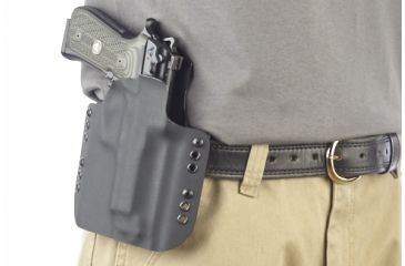 Image of Wilson Combat Kydex Carry Holster, Brigadier Tactical, Right Hand, 1.75in Belt, Black KC20BKR15