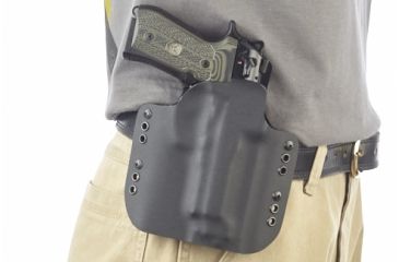 Image of Wilson Combat Kydex Carry Holster, Brigadier Tactical, Right Hand, 1.75in Belt, Black KC20BKR15