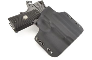 Image of Wilson Combat Kydex Carry Holster, Compact 1911, Right Hand, 1.75in Belt, Black, KC2BKR15