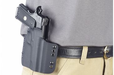 Image of Wilson Combat Kydex Carry Holster, Compact 1911, Right Hand, 1.75in Belt, Black KC2BKR15