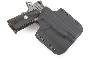 Image of Wilson Combat Kydex Carry Holster, Full-Size 1911 with Rail, Right Hand, 1.75in Belt, Black, KC1BKR15R