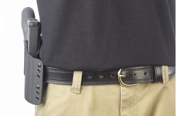 Image of Wilson Combat Kydex Carry Holster, Glock 17, 22, Right Hand, 1.75in Belt, Black KC6BKR15