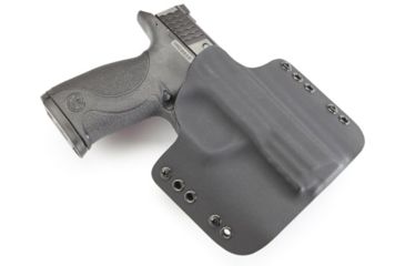 Image of Wilson Combat Kydex Carry Holster, S and W M and P, Compact, Right Hand, 1.75in Belt, Black, KC14BKR15