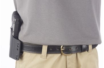Image of Wilson Combat Kydex Carry Holster, S and W M and P, Compact, Right Hand, 1.75in Belt, Black KC14BKR15