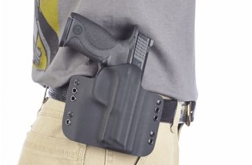 Image of Wilson Combat Kydex Carry Holster, S and W M and P, Right Hand, 1.75in Belt, Black KC13BKR15