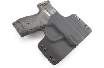 Image of Wilson Combat Kydex Carry Holster, S and W M and P Shield, Right Hand, 1.75in Belt, Black, KC15BKR15