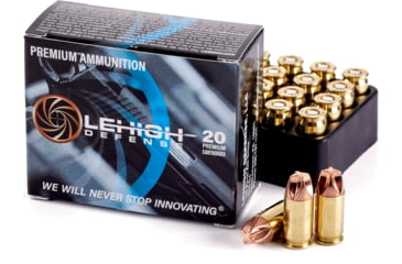 Image of Lehigh Defense Xtreme Defense .380 ACP 68 Grain Fluid Transfer Monolithic Brass Cased Centerfire Pistol Ammo, 20 Rounds, LA38068XD