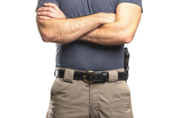 Image of Wilson Combat Lo-Profile II Leather Outside the Waistband Holster, SIG P320 Carry, Left, Black, MLP21CBLSL15