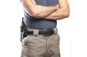 Image of Wilson Combat Lo-Profile II Leather Outside the Waistband Holster, SIG P320 Carry, Right, Black, MLP21CBLSR15