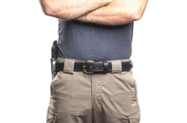 Image of Wilson Combat Lo-Profile II Leather Outside the Waistband Holster, SIG P320, Right, Black, MLP21BLSR15