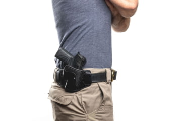 Image of Wilson Combat Lo-Profile II Leather Outside the Waistband Holster, Sig Sauer P365, Right, Black, MLP24BLSR15