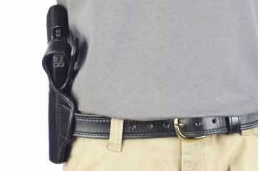 Image of Wilson Combat Lo-Profile Thumb Break Holster, Full-Size 1911, Right Hand, 1.5in Belt, Black Leather LPTB1BLR15