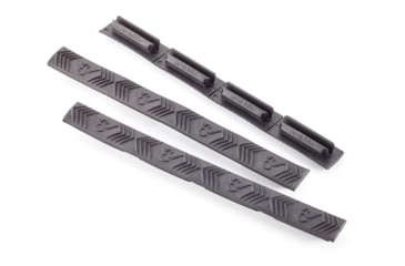 Image of Wilson Combat M-LOK Rail Cover, 4 Slot, Package of 3, Black, TR-MRC-BLK