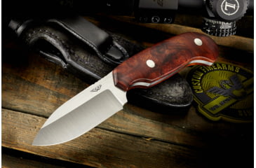 Image of Wilson Combat Mombasa Skinner Fixed Blade Knife, Des. Ironwood, Woods, Black, WTK-MBH
