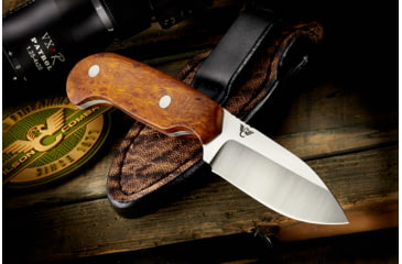 Image of Wilson Combat Mombasa Skinner Fixed Blade Knife, Des. Ironwood, Woods, Brown, WTK-MLBE