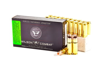 Image of Wilson Combat Nosler .458 HAMR 300 Grain Boat Tail Brass Cased Pistol Ammo, 20 Round, A458H-300-BT-20RD