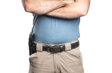 Image of Wilson Combat Optic Ready Cowhide Leather Outside the Waistband Holster, SIG P320 Carry, Right, Black, OR21CBLSR15
