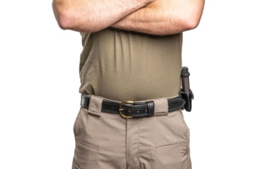 Image of Wilson Combat Palmetto Cowhide Leather Double Pistol Magazine Pouch, Beretta 92, Ambidextrous, Black, PLDP4BLR15