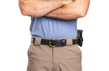 Image of Wilson Combat Palmetto Cowhide Leather Double Pistol Magazine Pouch, Wilson Combat EDC X9, Ambidextrous, Black, PLDP9BLR15