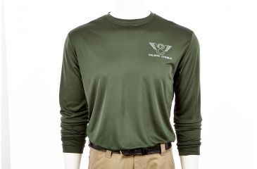 Image of Wilson Combat Performance Long Sleeve Shirt, Green, Extra Large 827XL