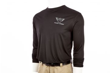 Image of Wilson Combat Performance Long Sleeve Shirt, Black, Medium 828M