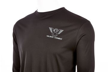 Image of Wilson Combat Performance Long Sleeve Shirt, Black, Medium 828M
