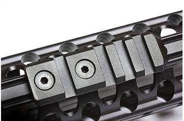 Image of Wilson Combat Picatinny Rail Panel, 4-Notch Bottom Mount, T.R.I.M. Direct Mount, Black TR-TRIM-BM